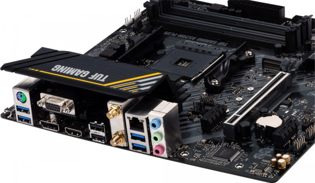 Материнская плата ASUS TUF GAMING A520M-PLUS WIFI Материнская плата ASUS TUF GAMING A520M-PLUS WIFI