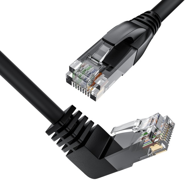 GCR Патч-корд прямой 0.5m UTP кат.5e, черный, верхний угол, литой, ethernet high speed, RJ45, T568B, GCR-53198 Greenconnect RJ45(m) - RJ45(m) Cat. 5e 0.5м чёрный GCR Патч-корд прямой 0.5m UTP кат.5e, черный, верхний угол, литой, ethernet high speed, RJ45, T568B, GCR-53198 Greenconnect RJ45(m) - RJ45(m) Cat. 5e 0.5м чёрный