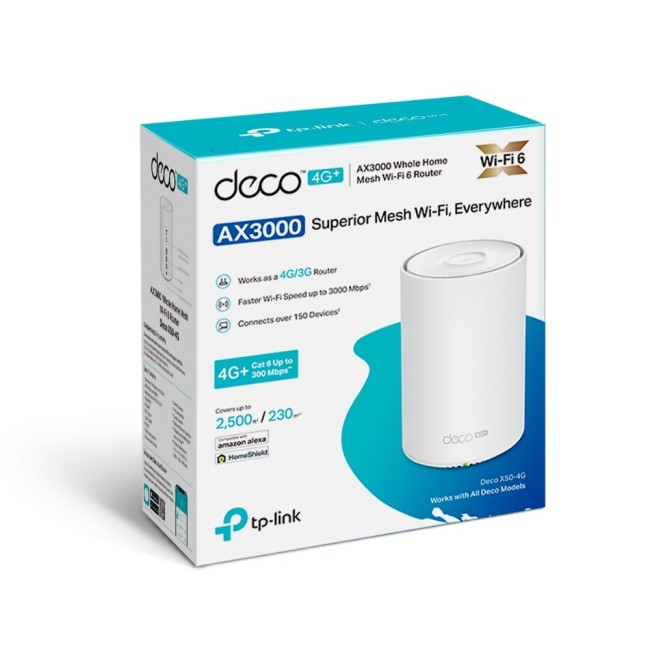 Маршрутизатор TP-Link Deco X50-4G(1-pack)