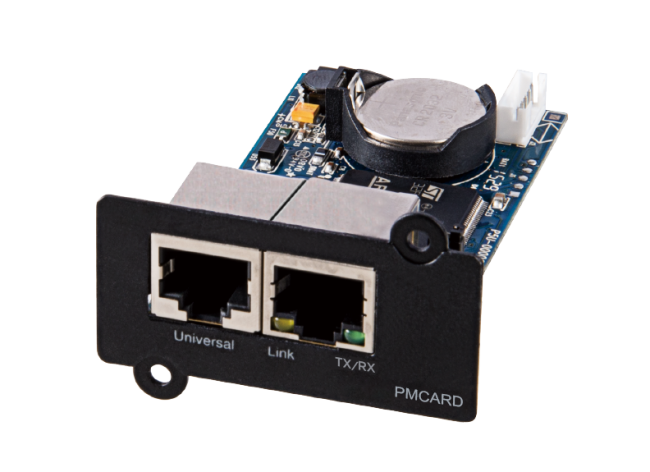 SNMP карта для удаленного управления по сети Ethernet c Русским интерфейсом, 2xRJ45, PowerMaster CBR PMC-01R SNMP карта для удаленного управления по сети Ethernet c Русским интерфейсом, 2xRJ45, PowerMaster CBR PMC-01R