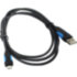 Кабель Vention USB 2.0 AM/micro B 5pin - 2м Черный Кабель Vention USB 2.0 AM/Micro-B - 2 м (VAS-A04-B200)