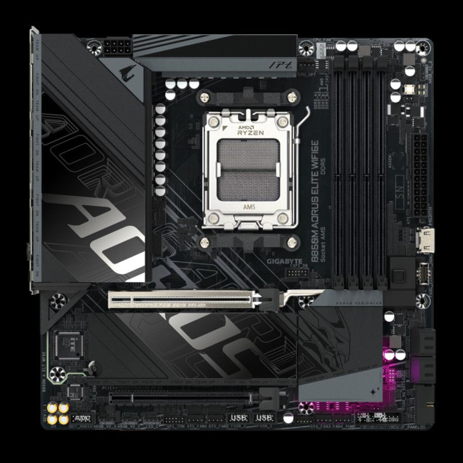 Материнская плата Gigabyte B850M AORUS ELITE WIFI6E Материнская плата Gigabyte B850M AORUS ELITE WIFI6E