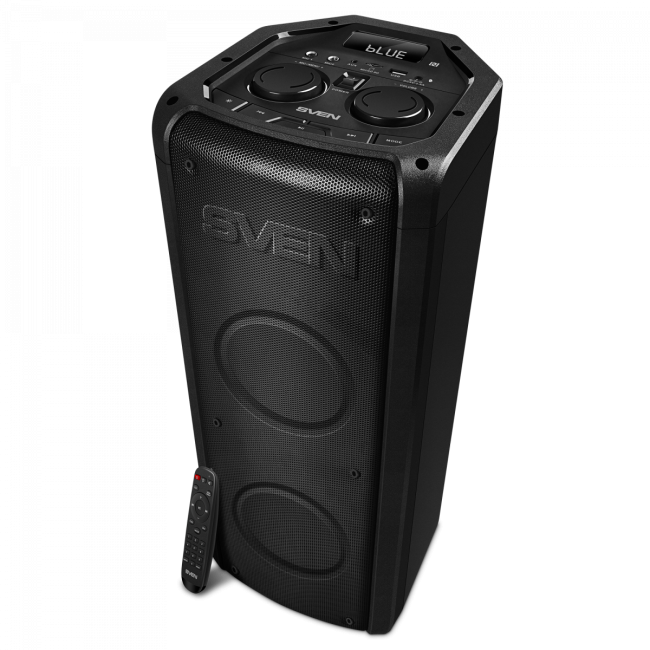 АС SVEN PS-710, черный, акустическая система (100 Вт, TWS, Bluetooth, FM, USB, microSD, LED-дисплей, 4400мА*ч) SVEN PS-710 АС SVEN PS-710, черный, акустическая система (100 Вт, TWS, Bluetooth, FM, USB, microSD, LED-дисплей, 4400мА*ч) SVEN PS-710