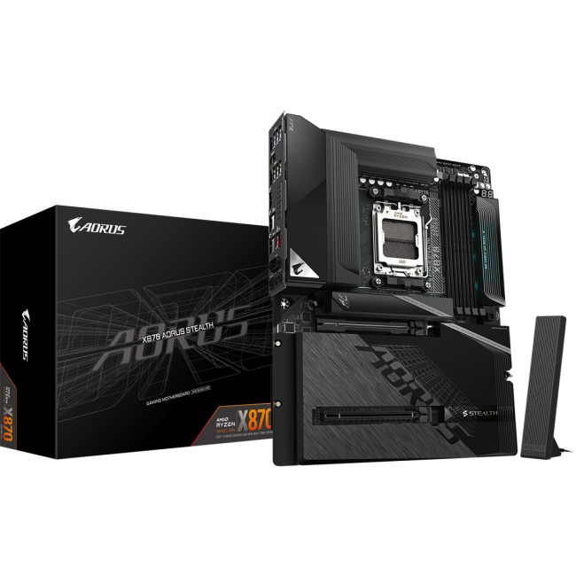 Материнская плата Gigabyte X870 AORUS STEALTH Материнская плата Gigabyte X870 AORUS STEALTH