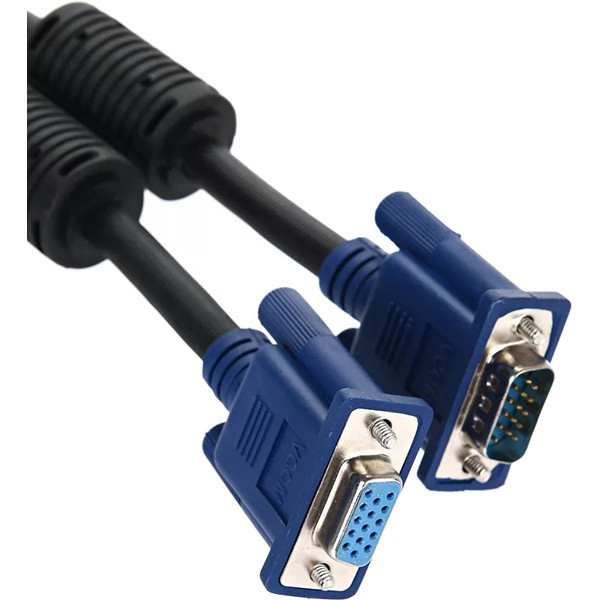 Кабель удлинительный Монитор-SVGA card (15M-15F) 5m, 2 фильтра VCOM <VVG6460-5M> VCOM VVG6460-5MO Кабель удлинительный Монитор-SVGA card (15M-15F) 5m, 2 фильтра VCOM <VVG6460-5M> VCOM VVG6460-5MO