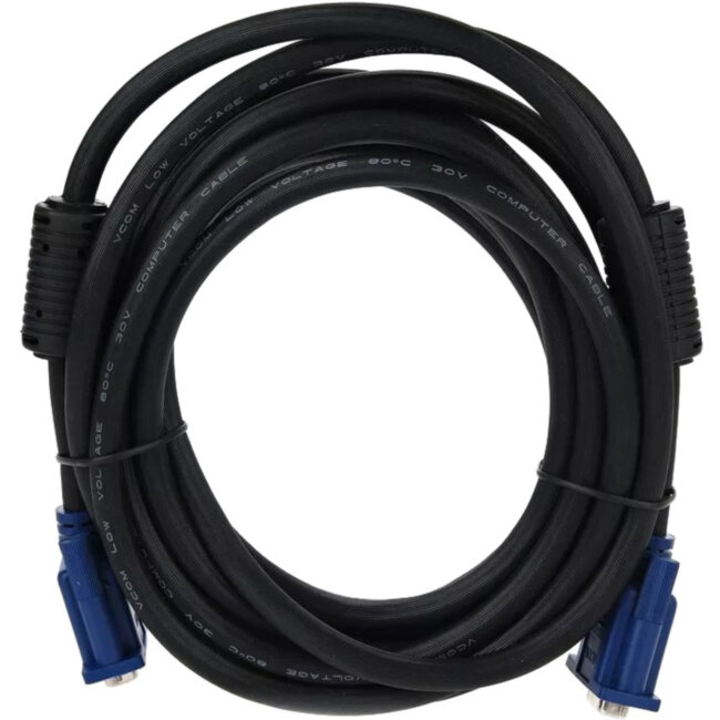 Кабель удлинительный Монитор-SVGA card (15M-15F) 5m, 2 фильтра VCOM <VVG6460-5M> VCOM VVG6460-5MO Кабель удлинительный Монитор-SVGA card (15M-15F) 5m, 2 фильтра VCOM <VVG6460-5M> VCOM VVG6460-5MO