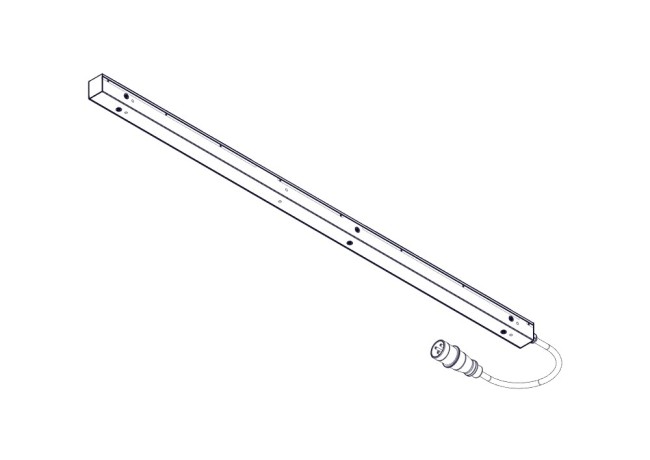 Блок распределение питания, серия Юнипром, 0U, 240В, 1П, 32А, 36xC13 6xC19, шнур 3м, IEC309 SYSTEME ELECTRIC UP8953