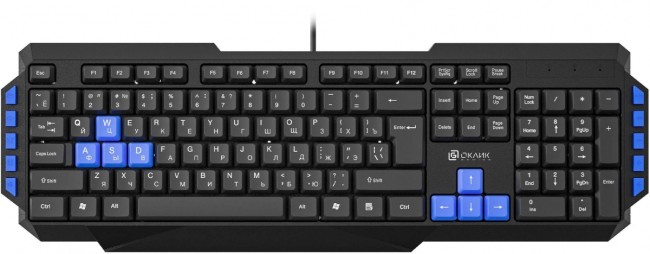 Клавиатура Oklick 750G FROST WAR черный/черный USB Multimedia for gamer (337452) Oklick 337452 Клавиатура Oklick 750G FROST WAR черный/черный USB Multimedia for gamer (337452) Oklick 337452