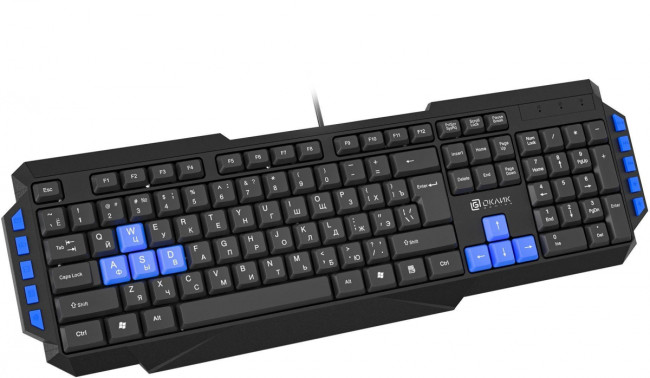 Клавиатура Oklick 750G FROST WAR черный/черный USB Multimedia for gamer (337452) Oklick 337452 Клавиатура Oklick 750G FROST WAR черный/черный USB Multimedia for gamer (337452) Oklick 337452