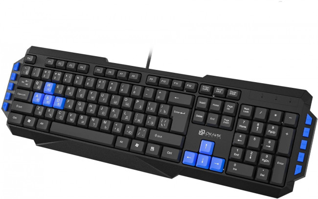 Клавиатура Oklick 750G FROST WAR черный/черный USB Multimedia for gamer (337452) Oklick 337452 Клавиатура Oklick 750G FROST WAR черный/черный USB Multimedia for gamer (337452) Oklick 337452