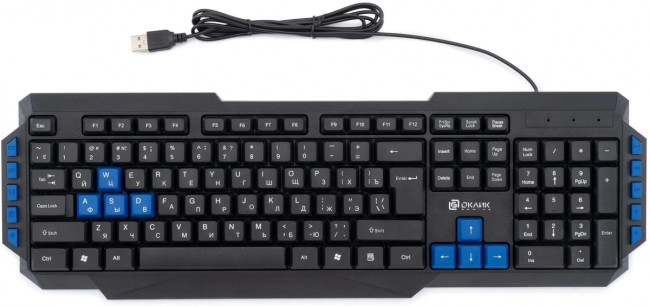 Клавиатура Oklick 750G FROST WAR черный/черный USB Multimedia for gamer (337452) Oklick 337452 Клавиатура Oklick 750G FROST WAR черный/черный USB Multimedia for gamer (337452) Oklick 337452