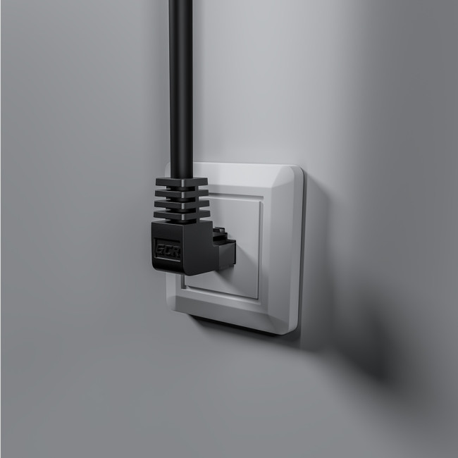 GCR Патч-корд прямой 1.0m UTP кат.5e, черный, верхний угол, литой, ethernet high speed, RJ45, T568B, GCR-53199 Greenconnect RJ45(m) - RJ45(m) Cat. 5e 1м чёрный GCR Патч-корд прямой 1.0m UTP кат.5e, черный, верхний угол, литой, ethernet high speed, RJ45, T568B, GCR-53199 Greenconnect RJ45(m) - RJ45(m) Cat. 5e 1м чёрный
