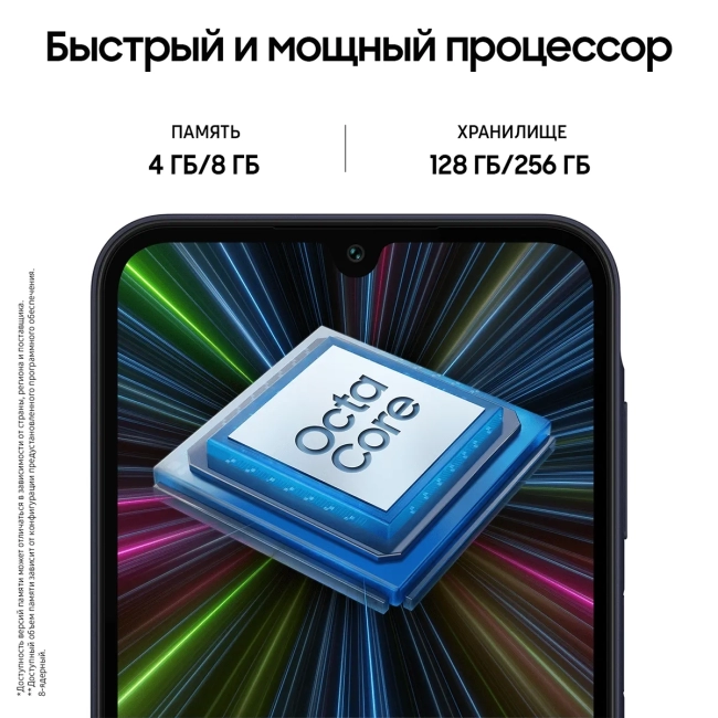 Смартфон Samsung  SM-A155FZKDCAU