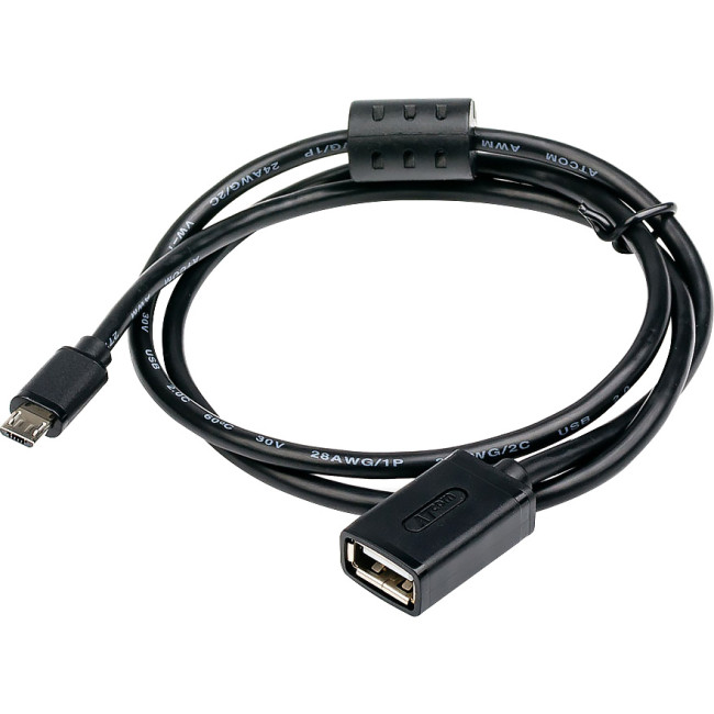 Кабель 0.8 m USB(Af) <=> microUSB OTG ATcom AT6028