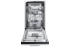 посудомоечная машина Samsung Samsung DW50R4070BB/WT
