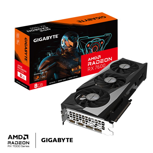 Видеокарта Gigabyte GV-R76GAMING-8GD Видеокарта Gigabyte GV-R76GAMING-8GD