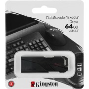 Флэш USB Kingston 64GB Portable USB 3.2 Gen 1 DataTraveler Exodia Onyx Kingston DTXON/64GB