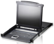 Консоль управления, LCD 17"(1280x1024), лат./рус. клав., 8-портовый KVM-переключатель ATEN CL1008MR