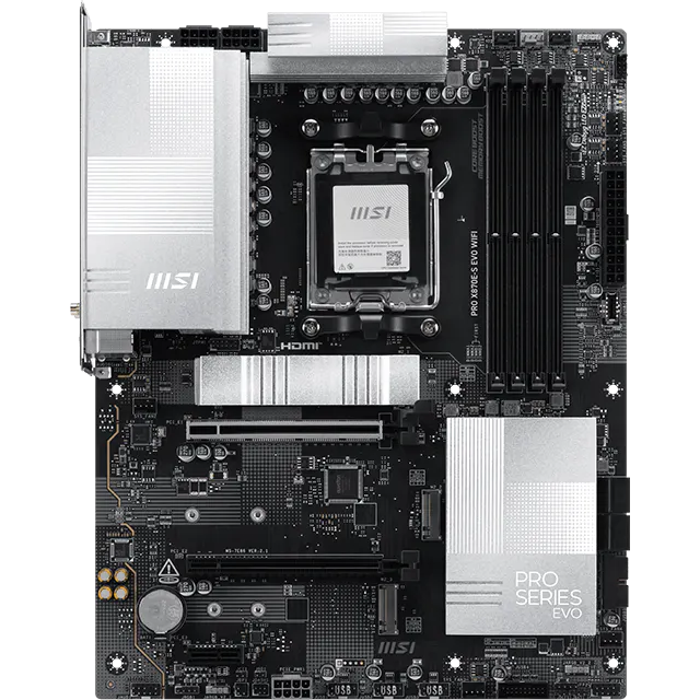 Материнская плата MSI PRO X870E-S EVO WIFI Материнская плата MSI PRO X870E-S EVO WIFI