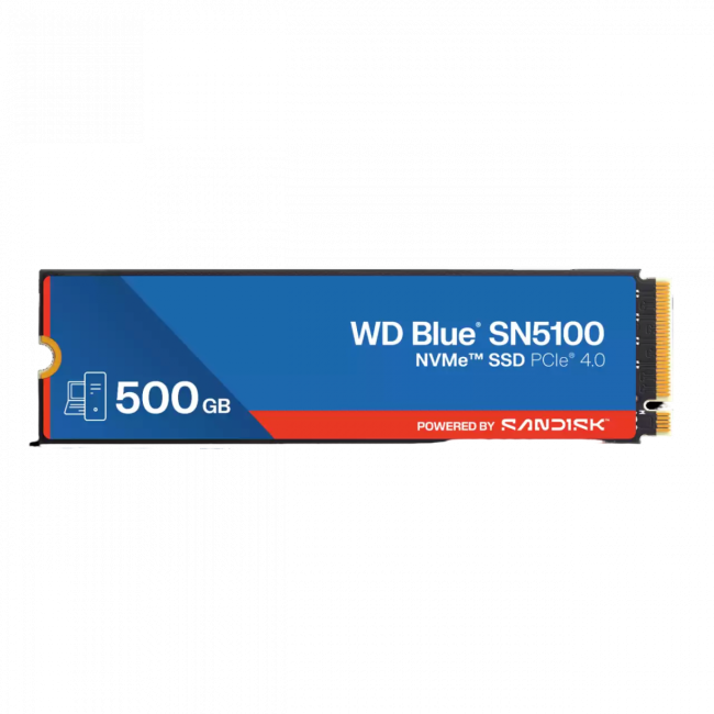 Твердотельные накопители WD SSD Blue SN5100 WDS500G5B0E Твердотельные накопители WD SSD Blue SN5100 WDS500G5B0E