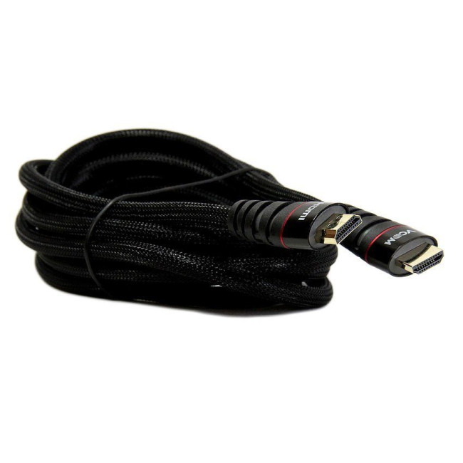 Кабель HDMI 19M/M ver. 2.0 черные коннекторы, 3m VCOM <CG526S-B-3M> Blister VCOM HDMI (m) - HDMI (m) 3м Кабель HDMI 19M/M ver. 2.0 черные коннекторы, 3m VCOM <CG526S-B-3M> Blister VCOM HDMI (m) - HDMI (m) 3м