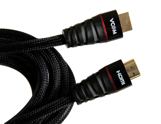 Кабель HDMI 19M/M ver. 2.0 черные коннекторы, 3m VCOM <CG526S-B-3M> Blister VCOM HDMI (m) - HDMI (m) 3м Кабель HDMI 19M/M ver. 2.0 черные коннекторы, 3m VCOM <CG526S-B-3M> Blister VCOM HDMI (m) - HDMI (m) 3м