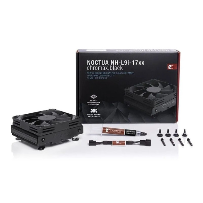 Кулер для процессора Noctua CPU Cooler NH-L9i chromax.black Black Кулер для процессора Noctua CPU Cooler NH-L9i chromax.black Black