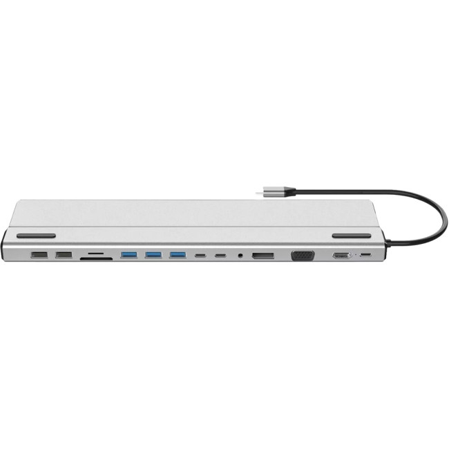 Адаптер TypeC -->3*USB3.0+2*USB2.0+VGA+RJ45+SD+TF+AUD+HDMI+DP+2*USB3.1 Data+PD<CU4703> VCOM CU4703