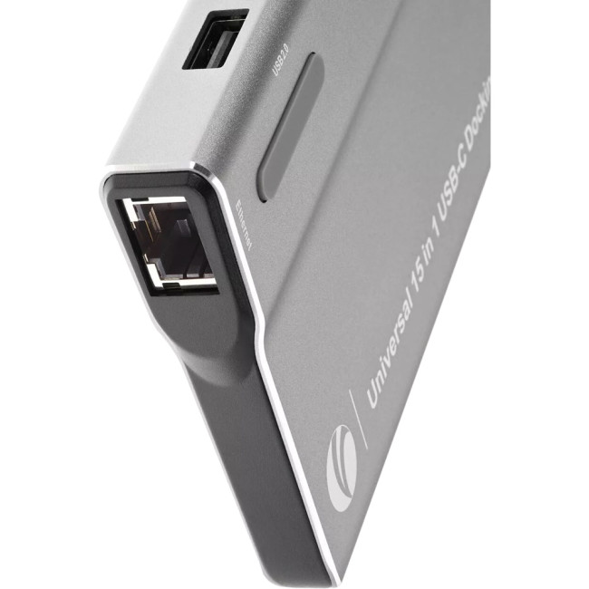 Адаптер TypeC -->3*USB3.0+2*USB2.0+VGA+RJ45+SD+TF+AUD+HDMI+DP+2*USB3.1 Data+PD<CU4703> VCOM CU4703