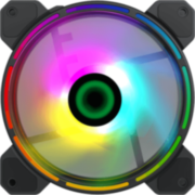 Кулер для корпуса ПК Gamemax FN-12Rainbow-D Кулер для корпуса ПК Gamemax FN-12Rainbow-D