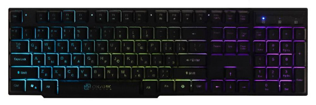 Клавиатура Oklick 780G SLAYER черный USB for gamer LED Oklick 412899 Клавиатура Oklick 780G SLAYER черный USB for gamer LED Oklick 412899