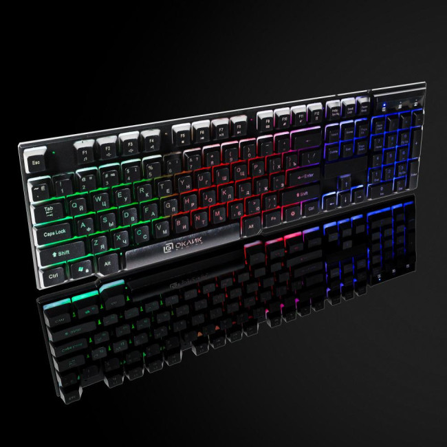 Клавиатура Oklick 780G SLAYER черный USB for gamer LED Oklick 412899 Клавиатура Oklick 780G SLAYER черный USB for gamer LED Oklick 412899