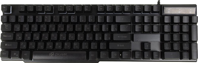 Клавиатура Oklick 780G SLAYER черный USB for gamer LED Oklick 412899 Клавиатура Oklick 780G SLAYER черный USB for gamer LED Oklick 412899