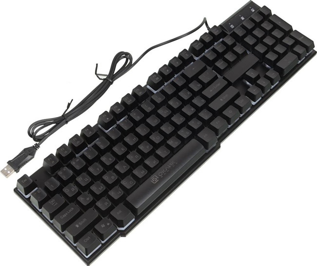 Клавиатура Oklick 780G SLAYER черный USB for gamer LED Oklick 412899 Клавиатура Oklick 780G SLAYER черный USB for gamer LED Oklick 412899