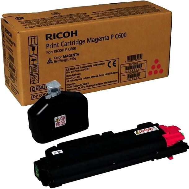 Тонер тип P C600 малиновый (12К) Ricoh 408316