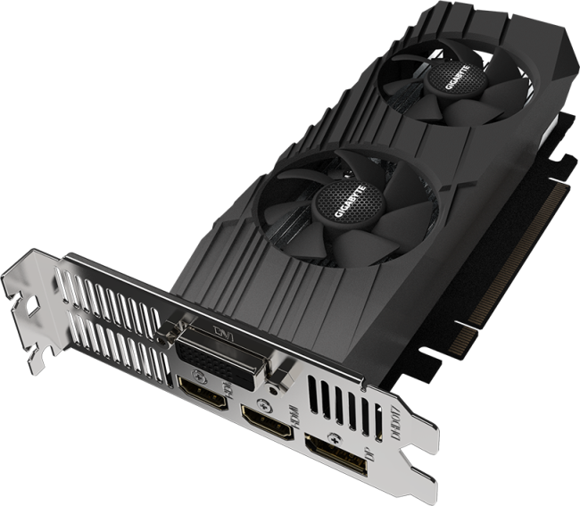 Видеокарта Gigabyte GeForce GTX 1650 D6 Low Profile 4G Видеокарта Gigabyte GeForce GTX 1650 D6 Low Profile 4G