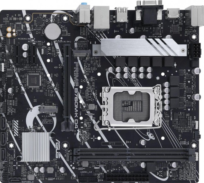 Материнская плата ASUS PRIME B760M-K D4 Материнская плата ASUS PRIME B760M-K D4