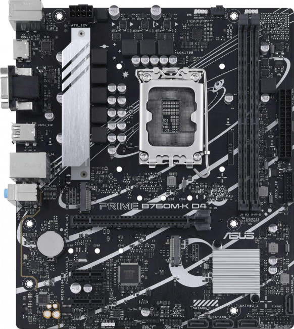 Материнская плата ASUS PRIME B760M-K D4 Материнская плата ASUS PRIME B760M-K D4