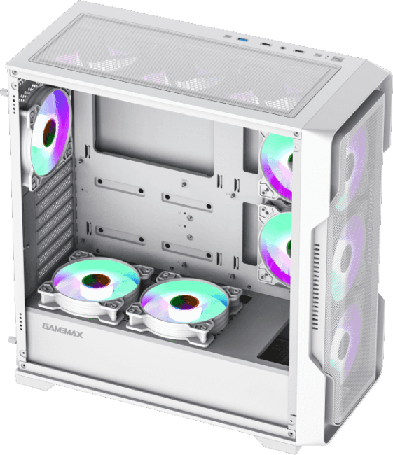Компьютерный корпус E-ATX, без блока питания GameMax SIEGE WH