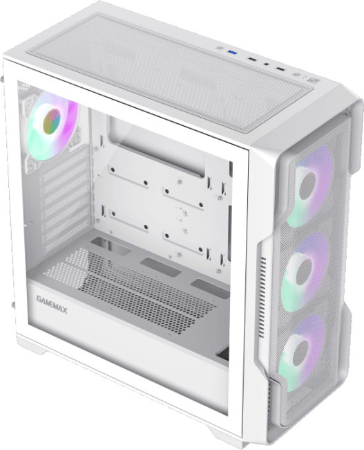 Компьютерный корпус E-ATX, без блока питания GameMax SIEGE WH