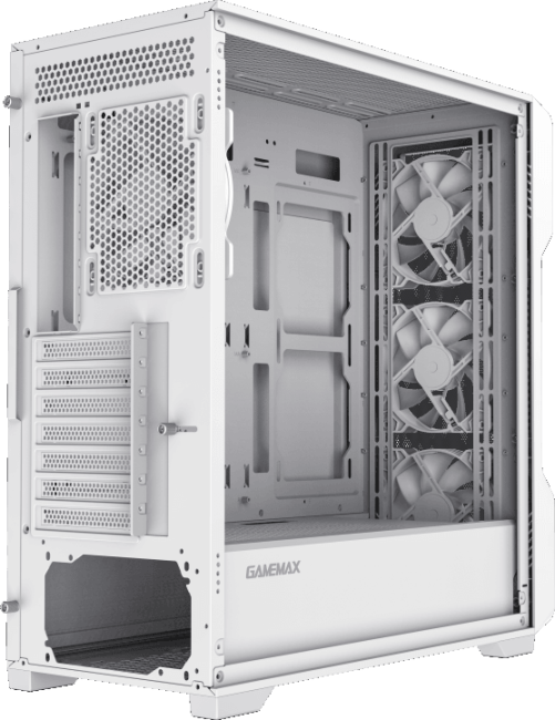 Компьютерный корпус E-ATX, без блока питания GameMax SIEGE WH