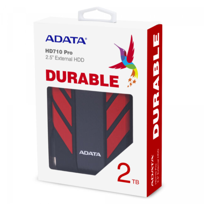 Внешний жесткий диск ADATA 2TB HD710P Red
