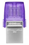 Флэш USB Kingston 256GB DataTraveler microDuo 3C 200MB/s dual USB-A + USB-C Kingston DataTraveler microDuo 3C 256GB (DTDUO3CG3/256GB) Флэш USB Kingston 256GB DataTraveler microDuo 3C 200MB/s dual USB-A + USB-C Kingston DataTraveler microDuo 3C 256GB (DTDUO3CG3/256GB)