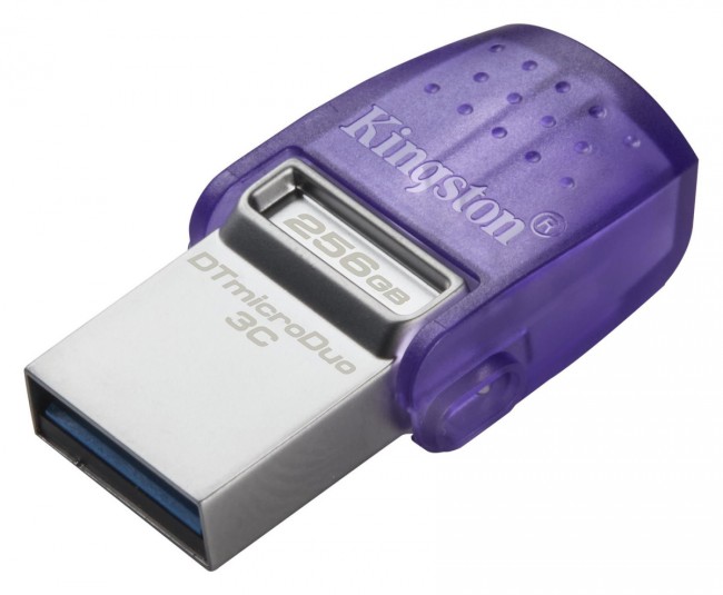 Флэш USB Kingston 256GB DataTraveler microDuo 3C 200MB/s dual USB-A + USB-C Kingston DataTraveler microDuo 3C 256GB (DTDUO3CG3/256GB)