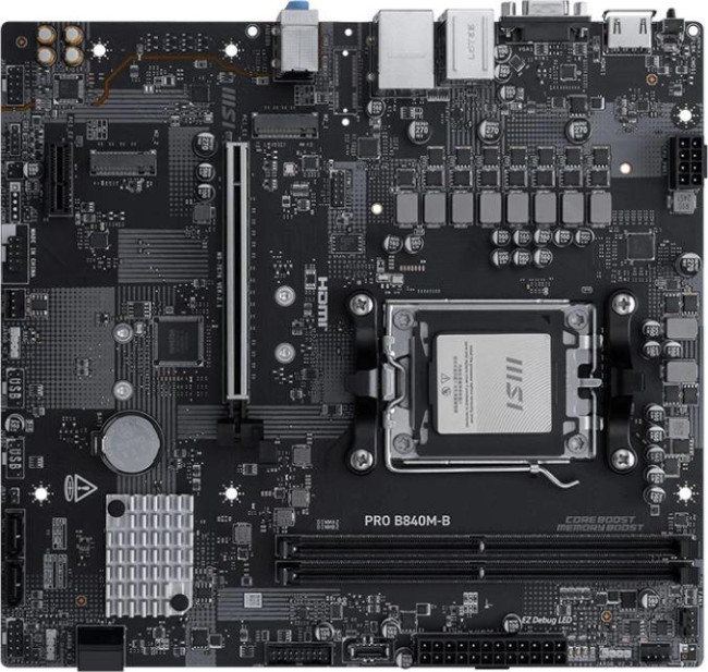 Материнская плата MSI PRO B840M-B Материнская плата MSI PRO B840M-B