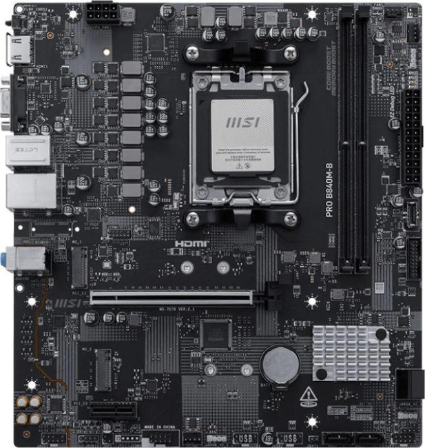 Материнская плата MSI PRO B840M-B Материнская плата MSI PRO B840M-B