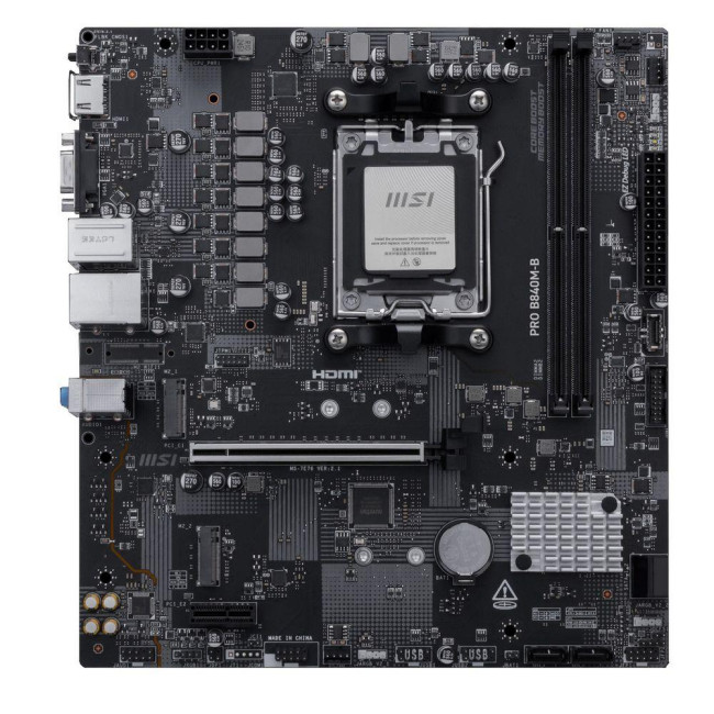 Материнская плата MSI PRO B840M-B Материнская плата MSI PRO B840M-B