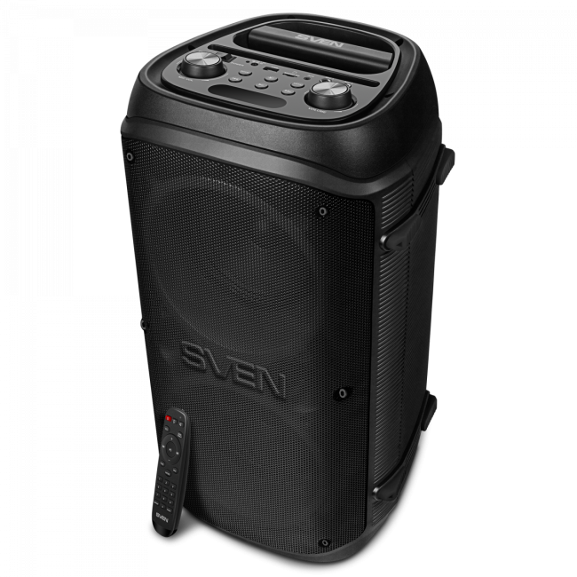 АС SVEN PS-800, черный, акустическая система (100 Вт, TWS, Bluetooth, FM, USB, microSD, LED-дисплей, 4400мА*ч) SVEN PS-800 АС SVEN PS-800, черный, акустическая система (100 Вт, TWS, Bluetooth, FM, USB, microSD, LED-дисплей, 4400мА*ч) SVEN PS-800