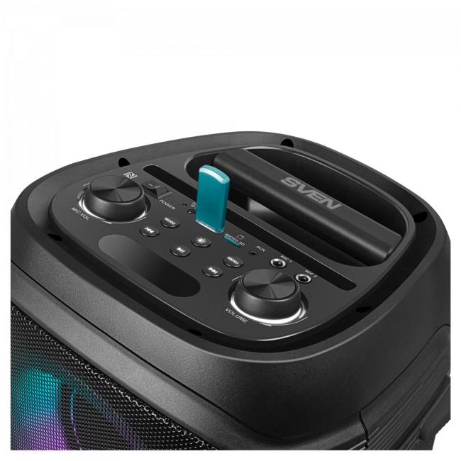 АС SVEN PS-800, черный, акустическая система (100 Вт, TWS, Bluetooth, FM, USB, microSD, LED-дисплей, 4400мА*ч) SVEN PS-800 АС SVEN PS-800, черный, акустическая система (100 Вт, TWS, Bluetooth, FM, USB, microSD, LED-дисплей, 4400мА*ч) SVEN PS-800