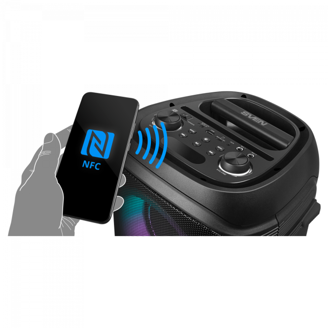 АС SVEN PS-800, черный, акустическая система (100 Вт, TWS, Bluetooth, FM, USB, microSD, LED-дисплей, 4400мА*ч) SVEN PS-800 АС SVEN PS-800, черный, акустическая система (100 Вт, TWS, Bluetooth, FM, USB, microSD, LED-дисплей, 4400мА*ч) SVEN PS-800